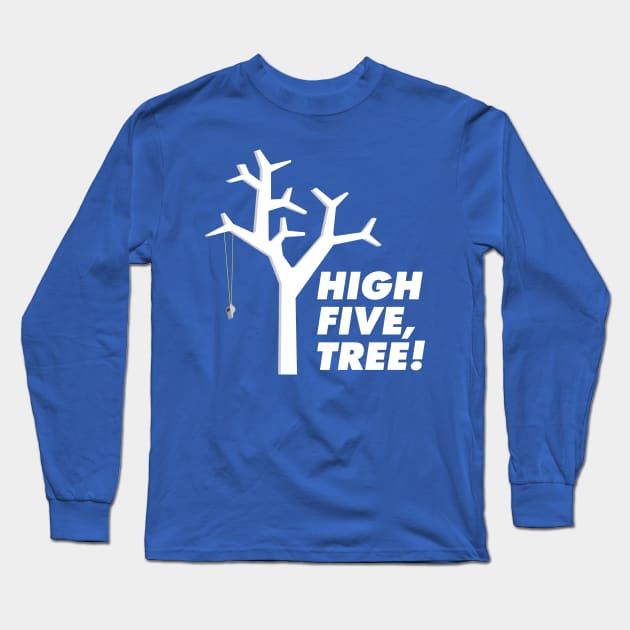 High Five, Tree! Long Sleeve T-Shirt by The Digital Monk